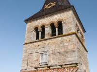 Věž kostelíku v Germolles sur Grosne